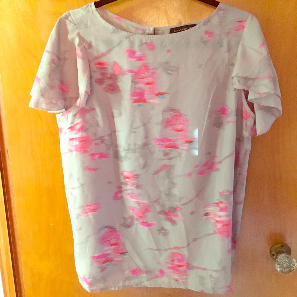 Silky Banana Republic Dressy Blouse